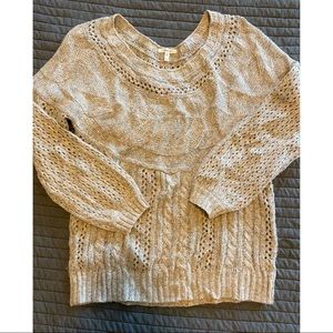 Loose Knit Cable Sweater
